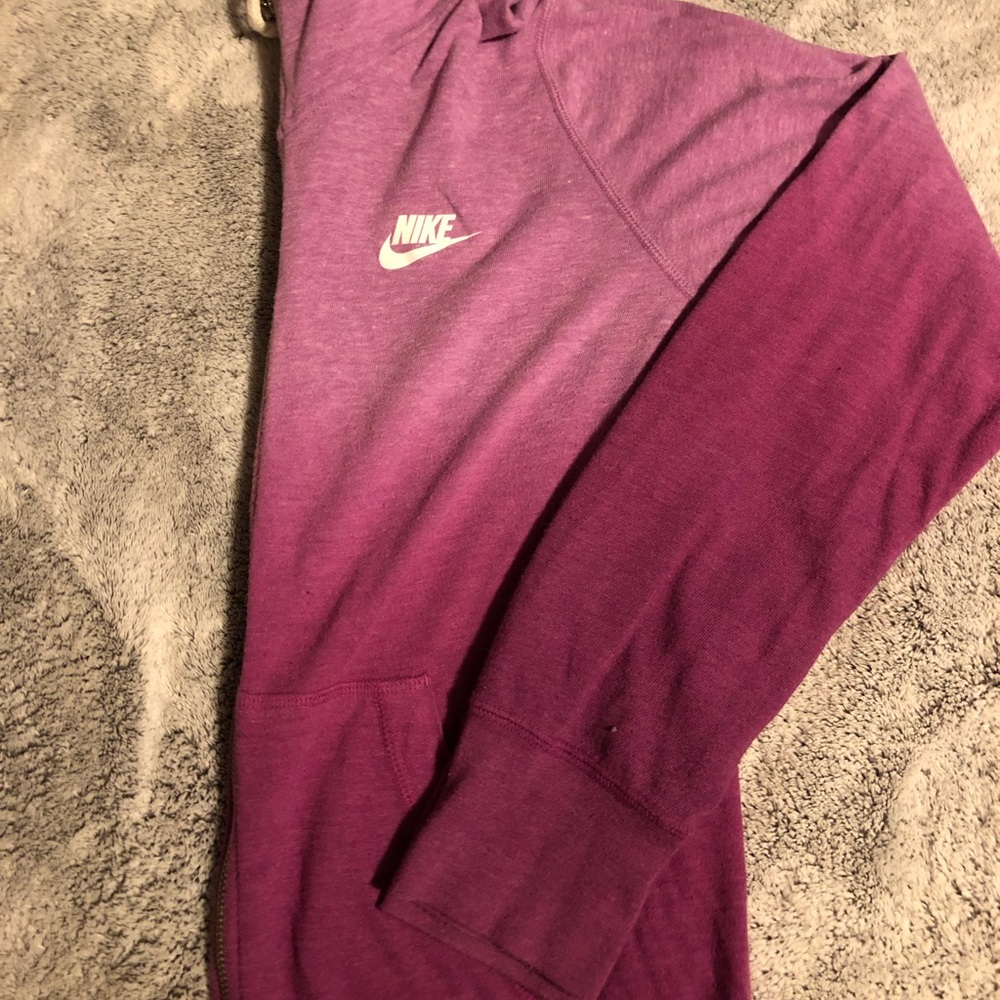 SOLD - Nike Long-Sleeve Ombre Gym Vintage Hoodie